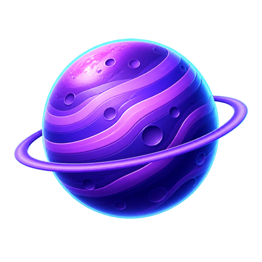 Planeta violeta de la ruta Fundamentos numéricos