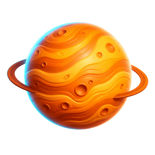 Planeta naranja de la ruta Álgebra inicial